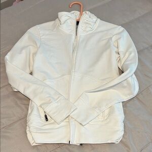 Patagonia White Zip-Up Jacket